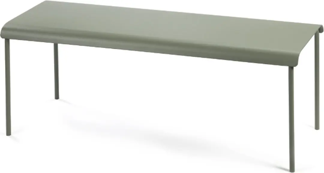 Serax Vincent Van Duysen August bank 120x45cm H45cm eucalyptus groen