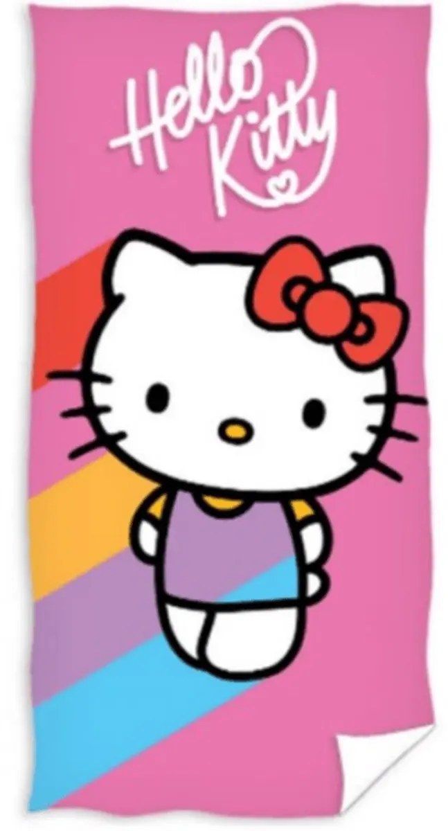 Hello Kitty Strandlaken 70x140cm Multicolor - afbeelding 6 van 6