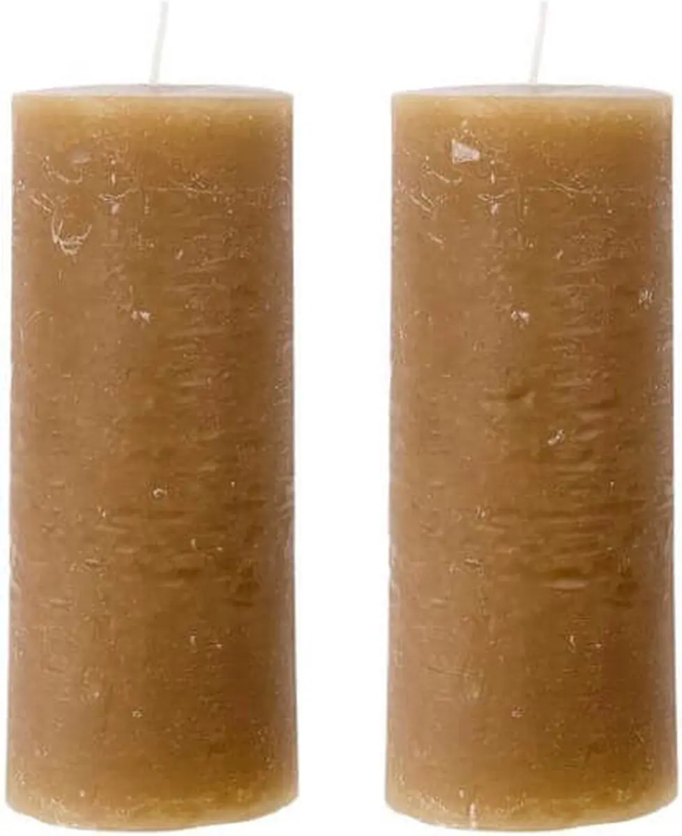 House Doctor Kaars Rustic camel 15cm