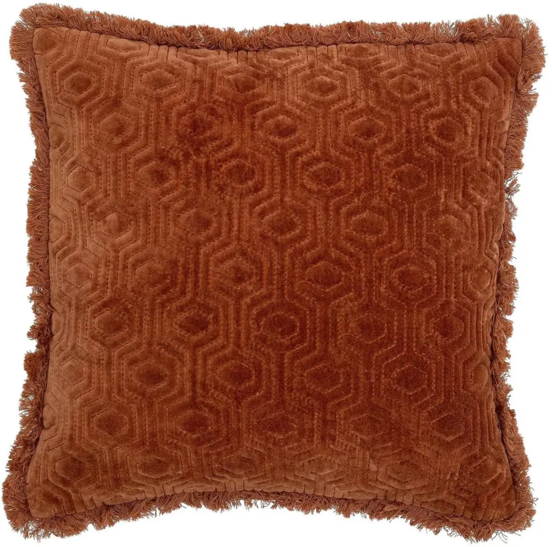Bloomingville Kussen katoen oranje Mahado 45x45cm