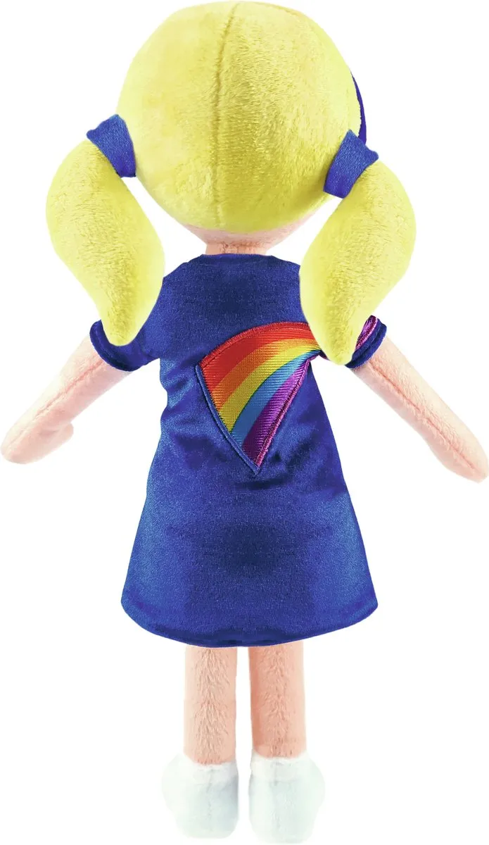 K3 Julia Knuffelpop 30cm - Regenboogjurk