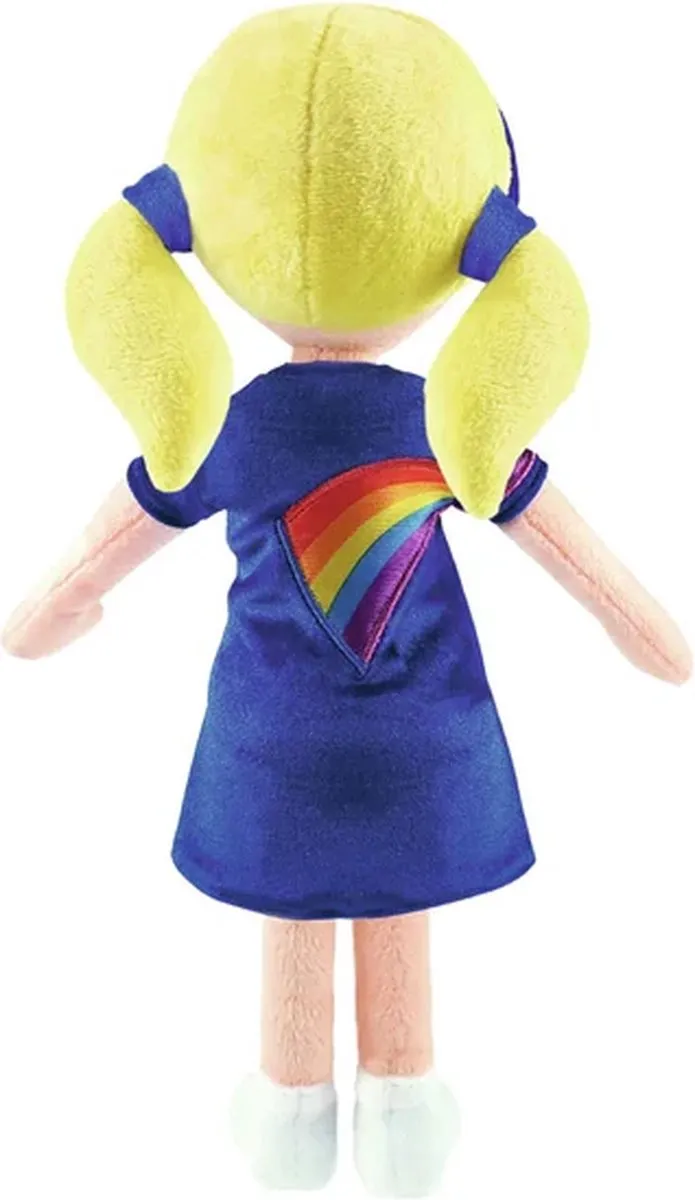 K3 Julia Knuffelpop 30cm - Regenboogjurk