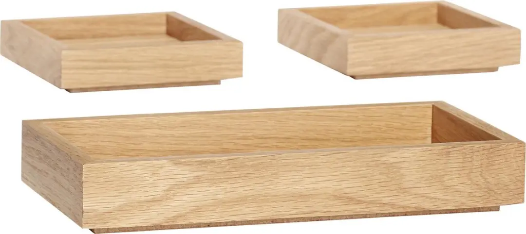 Hübsch Staple Nature Opbergdoos 24x12x6cm - afbeelding 3 van 5