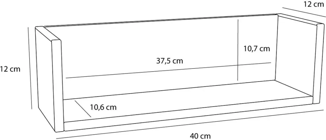 Hübsch Savor Nature Wandplank - Natuurlijk - afbeelding 2 van 5