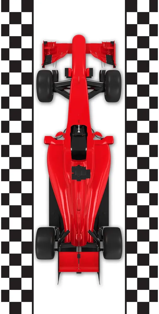Formule-1 Strandlaken Racewagen