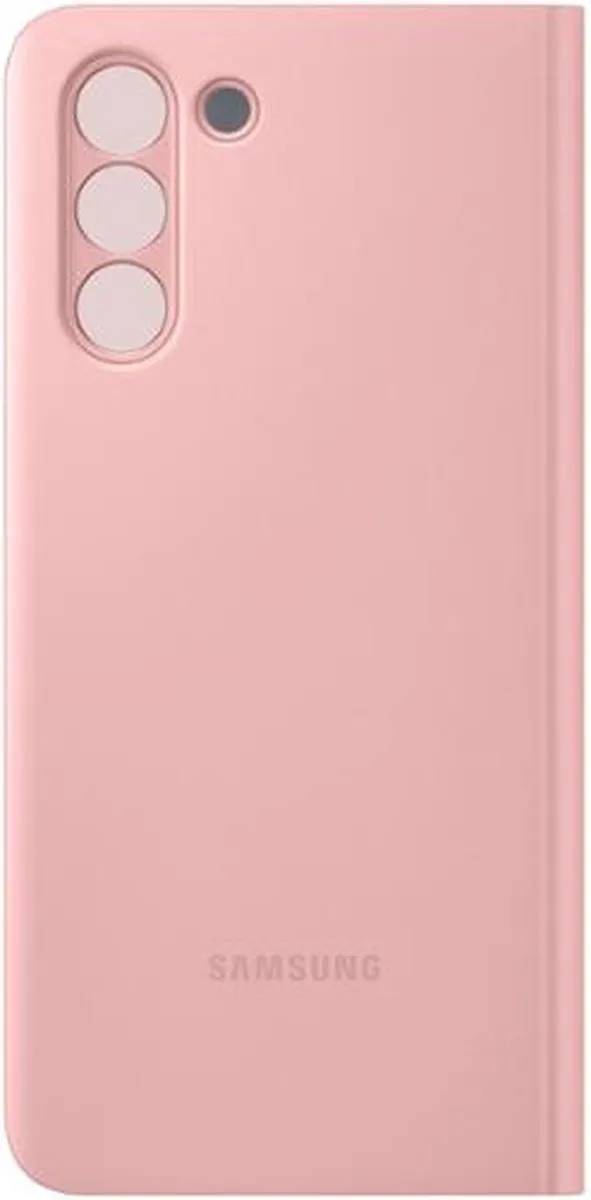Samsung Clear View Cover EF-ZG991CPEGEE - Galaxy S21 - Pink