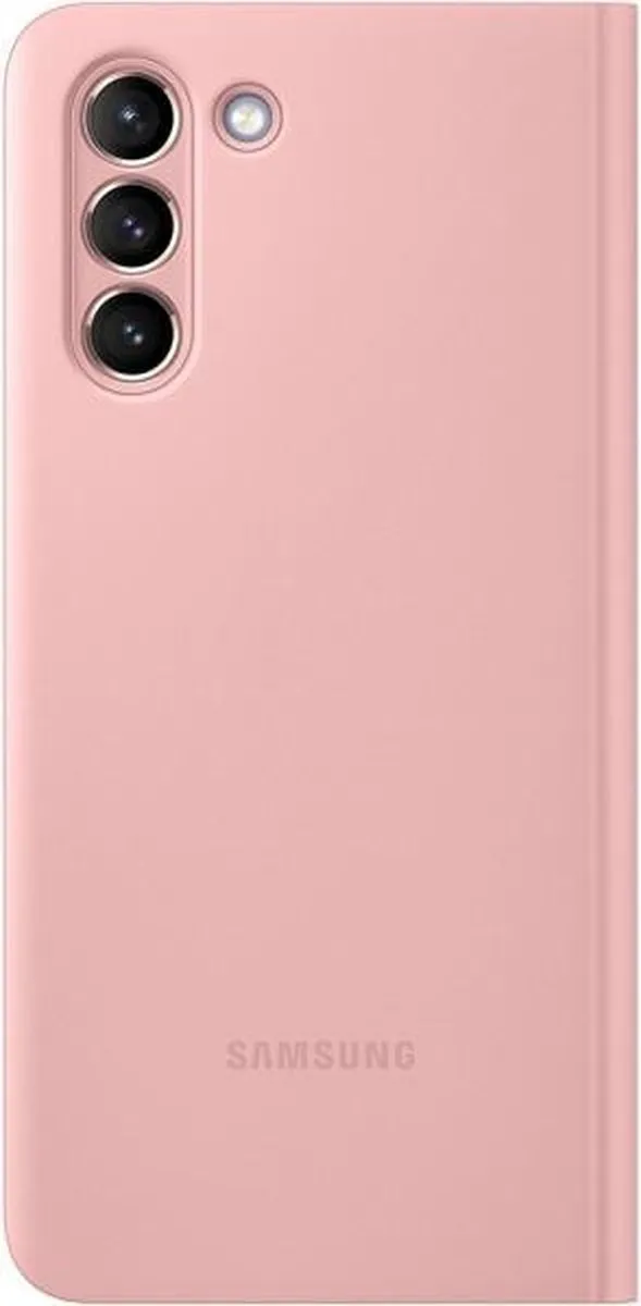 Samsung Clear View Cover EF-ZG991CPEGEE - Galaxy S21 - Pink