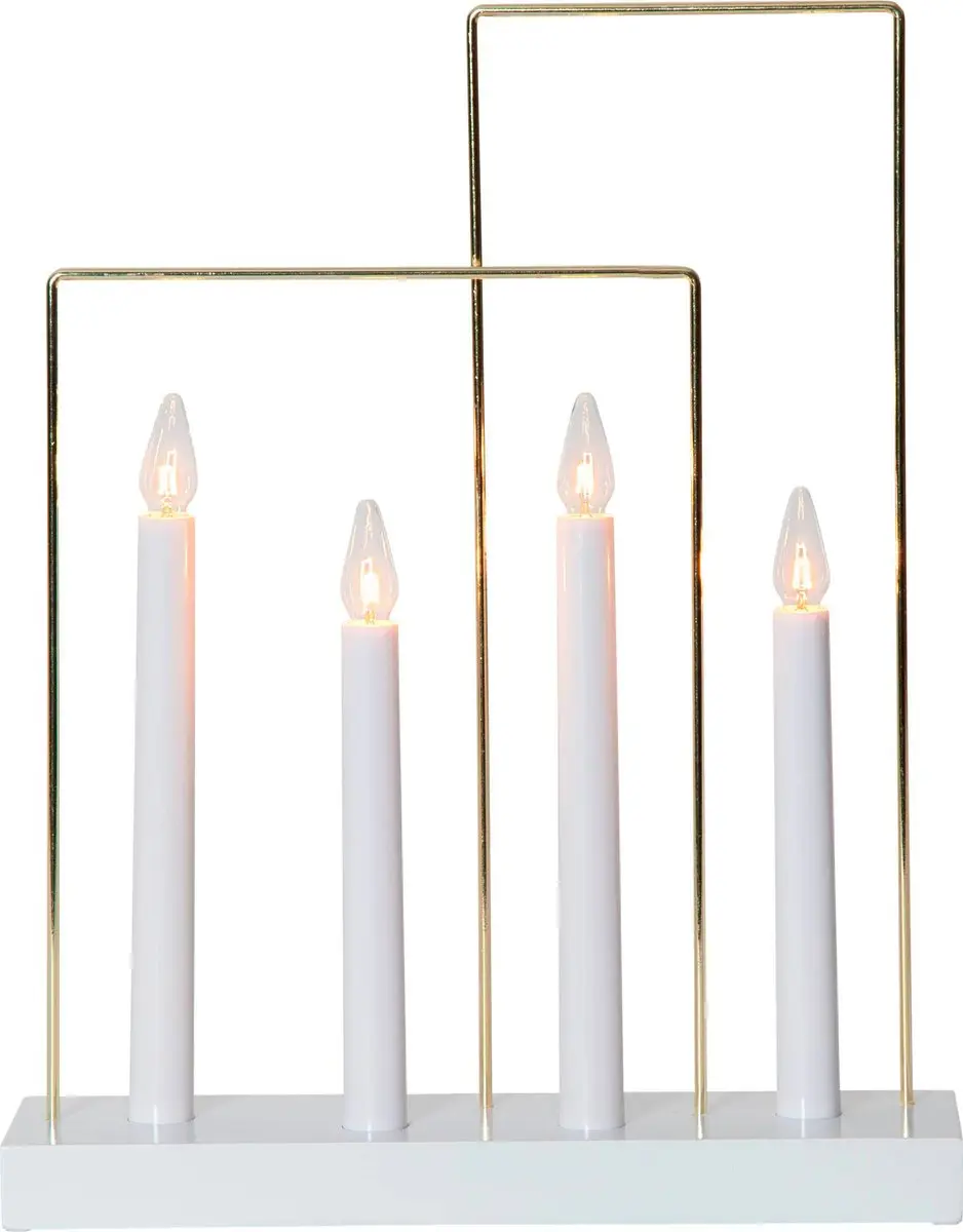Star Trading Glossy Raamkandelaar 4-lamps