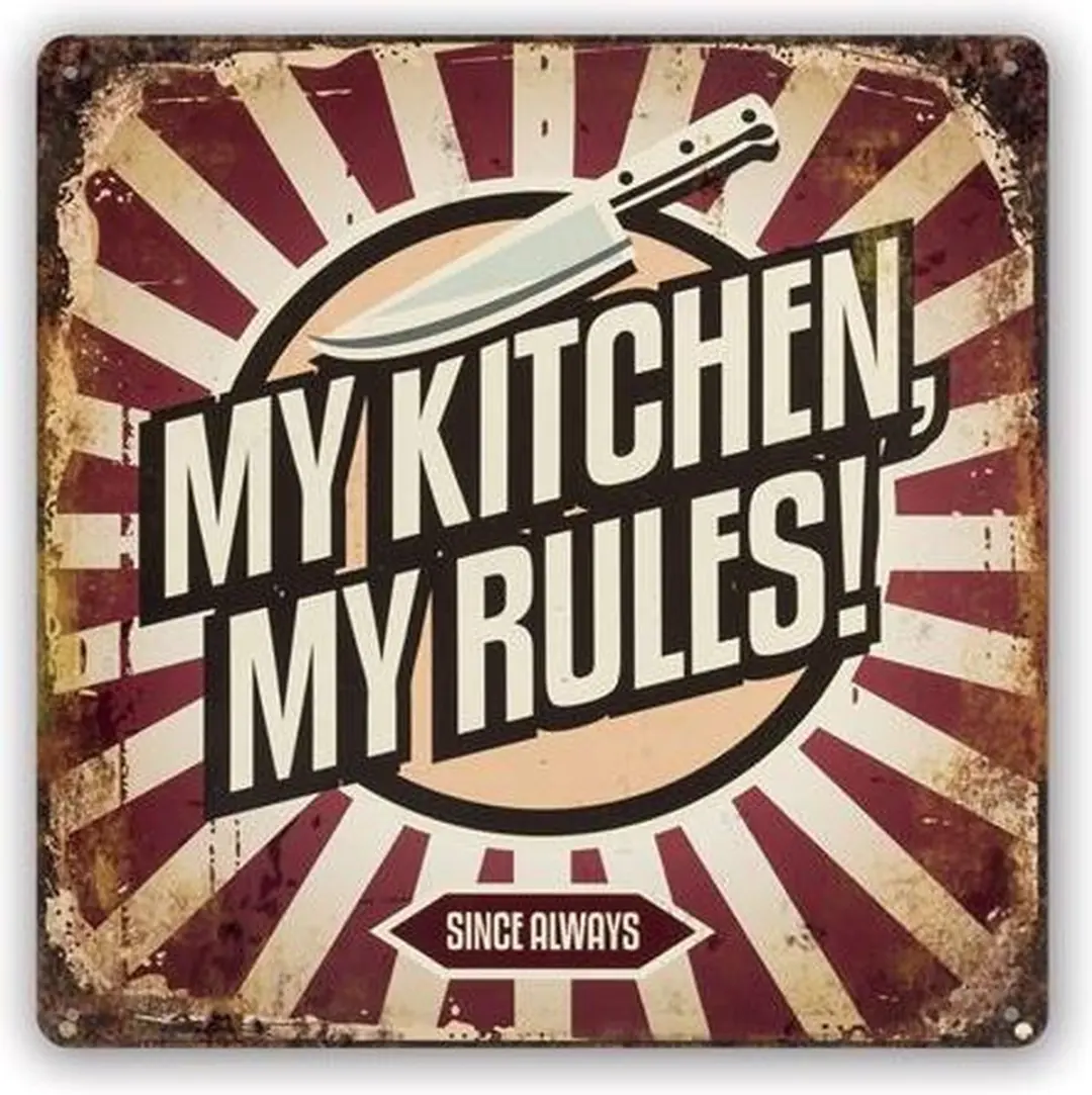 Zep Wall Art My Kitchen LL695 30x30cm