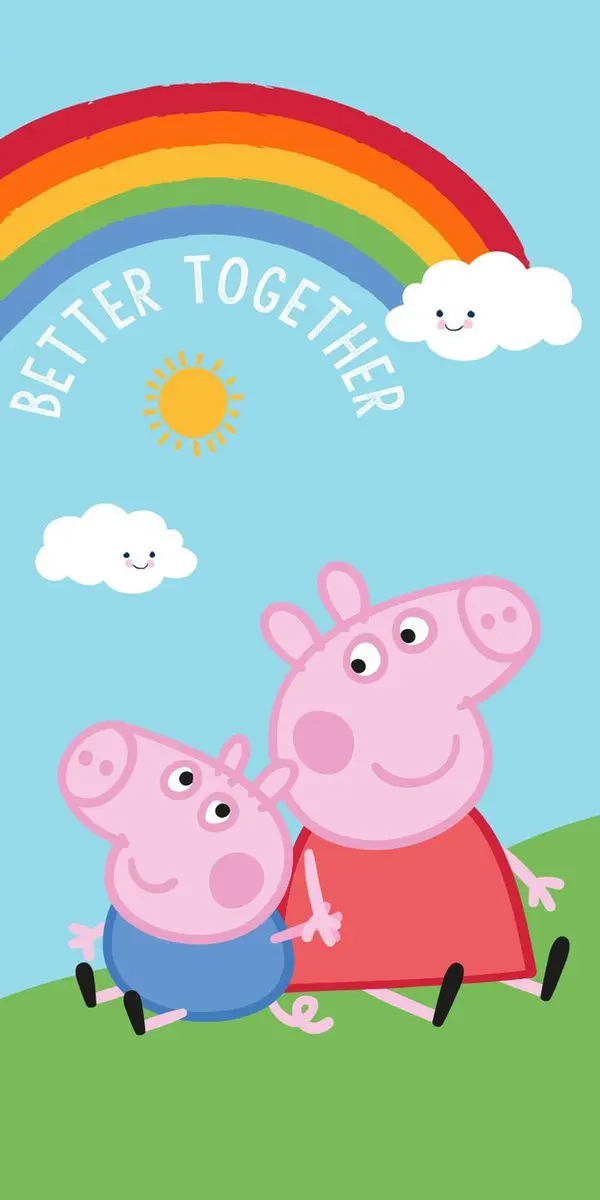 Peppa Pig Strandlaken Better Together