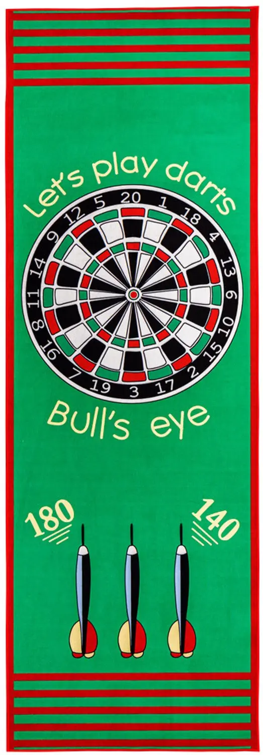 Speelkleed Darts Green 79 x 237 cm
