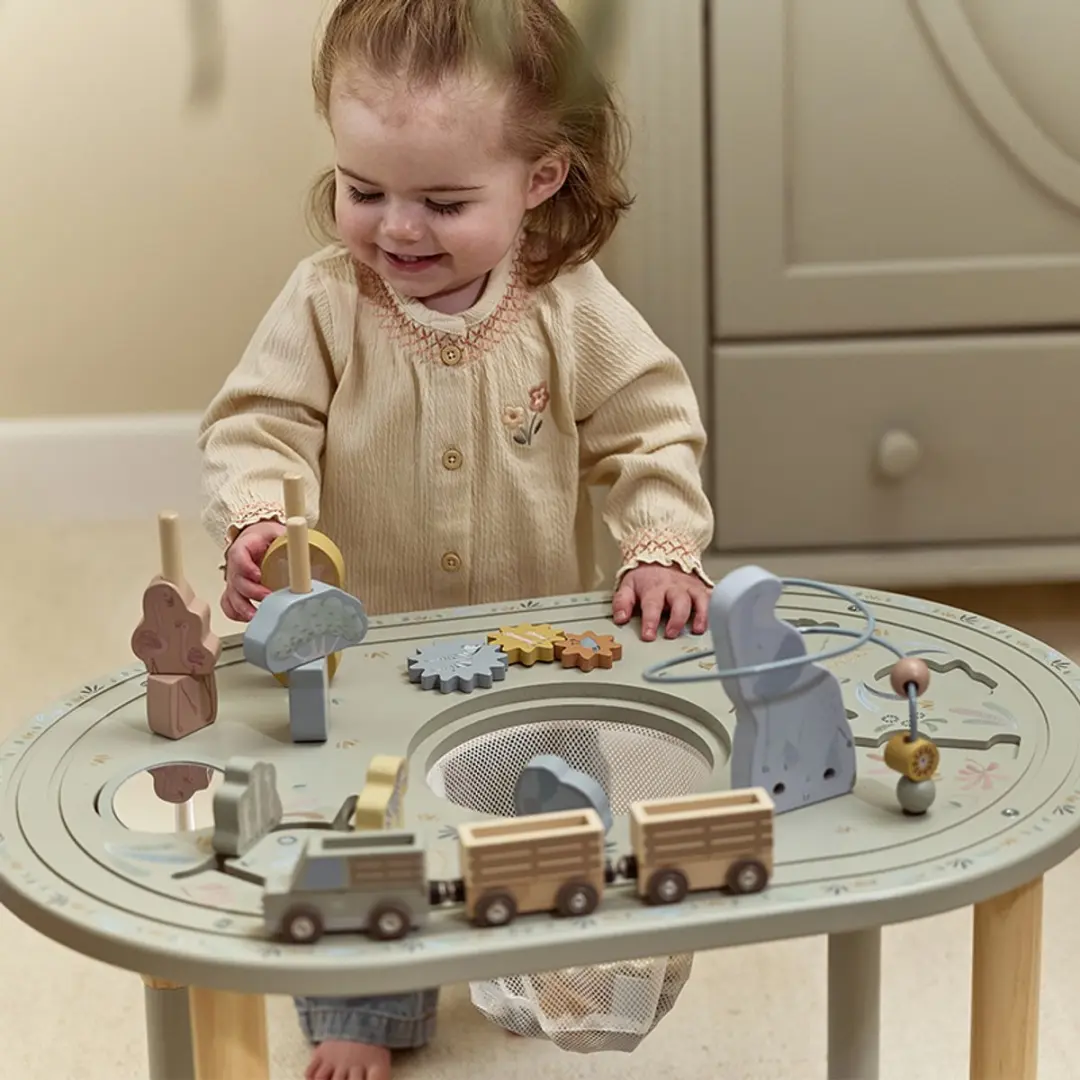 Little Dutch Activiteitentafel XL Safari Friends - Groen - afbeelding 5 van 6