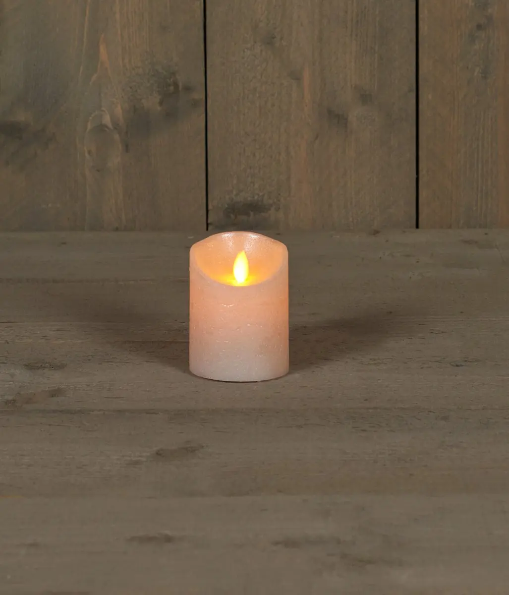 Anna's Collection LED Stompkaars Oslo 10cm - Parelcreme - afbeelding 5 van 6