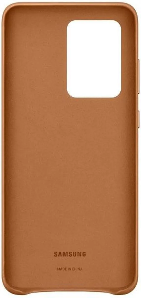 Samsung Leather Cover Galaxy S20 Ultra - Bruin
