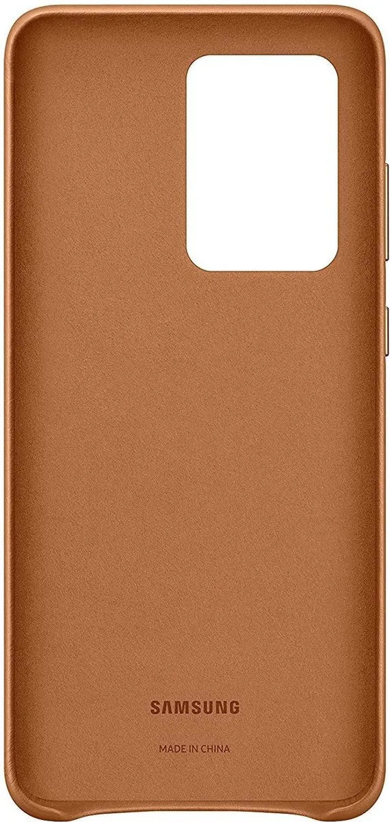 Samsung Leather Cover Galaxy S20 Ultra - Bruin