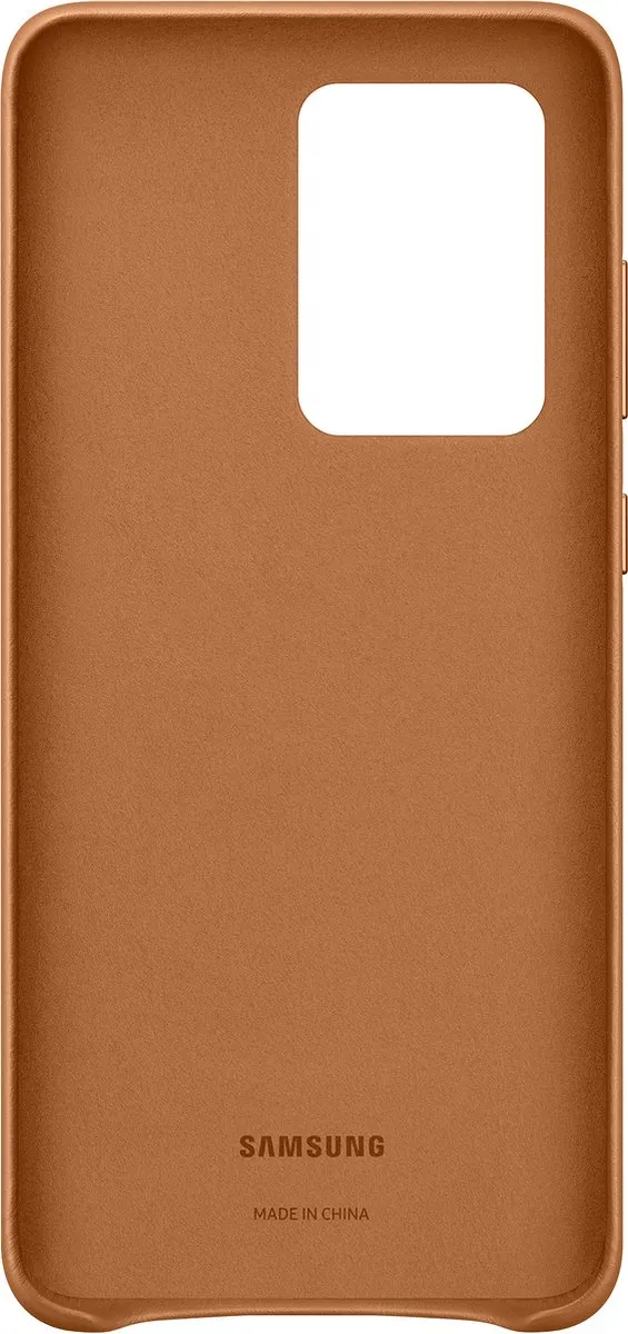 Samsung Leather Cover Galaxy S20 Ultra - Bruin