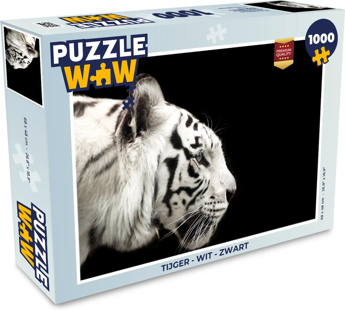 PuzzleWow Tijger Legpuzzel 1000 Stuks