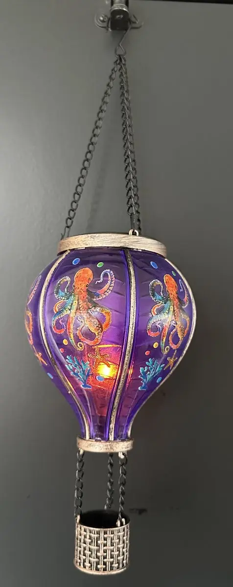 Decoratieve solarlamp luchtballon " met flame LED "