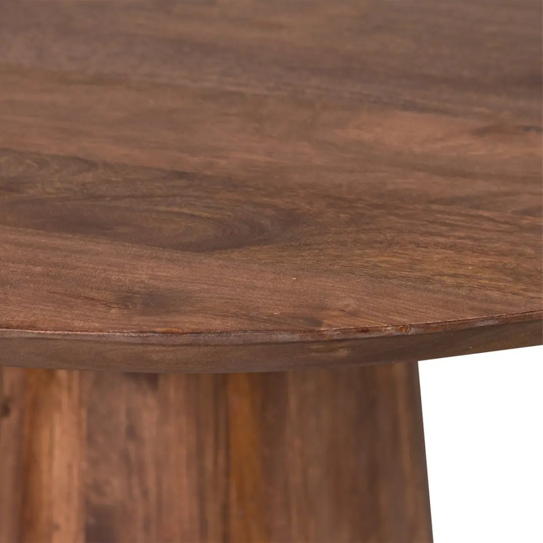 WOOOD Limit Eetkamertafel 130cm Walnoot - afbeelding 6 van 6