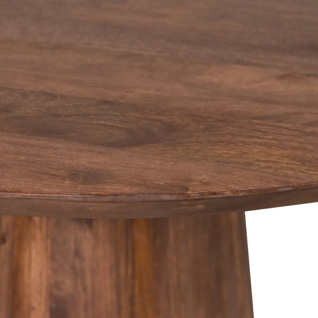 WOOOD Limit Eetkamertafel 130cm Walnoot - afbeelding 3 van 6