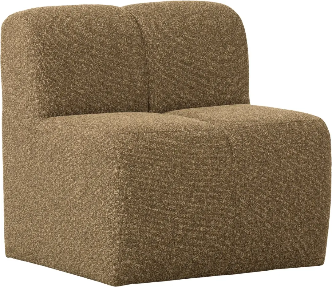 WOOOD Mojo Eetbankje 84cm - Geel/Bruin Melange - afbeelding 5 van 6