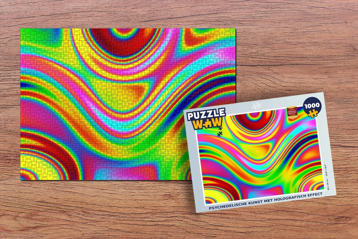 PuzzleWow Golven Legpuzzel 1000 Stuks