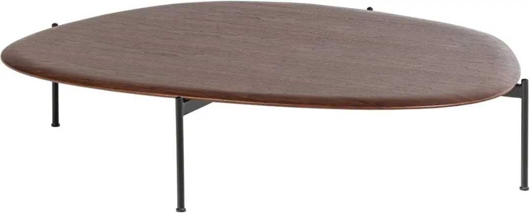 WOOOD Kota Salontafel 121x97cm - Bruin - afbeelding 2 van 6