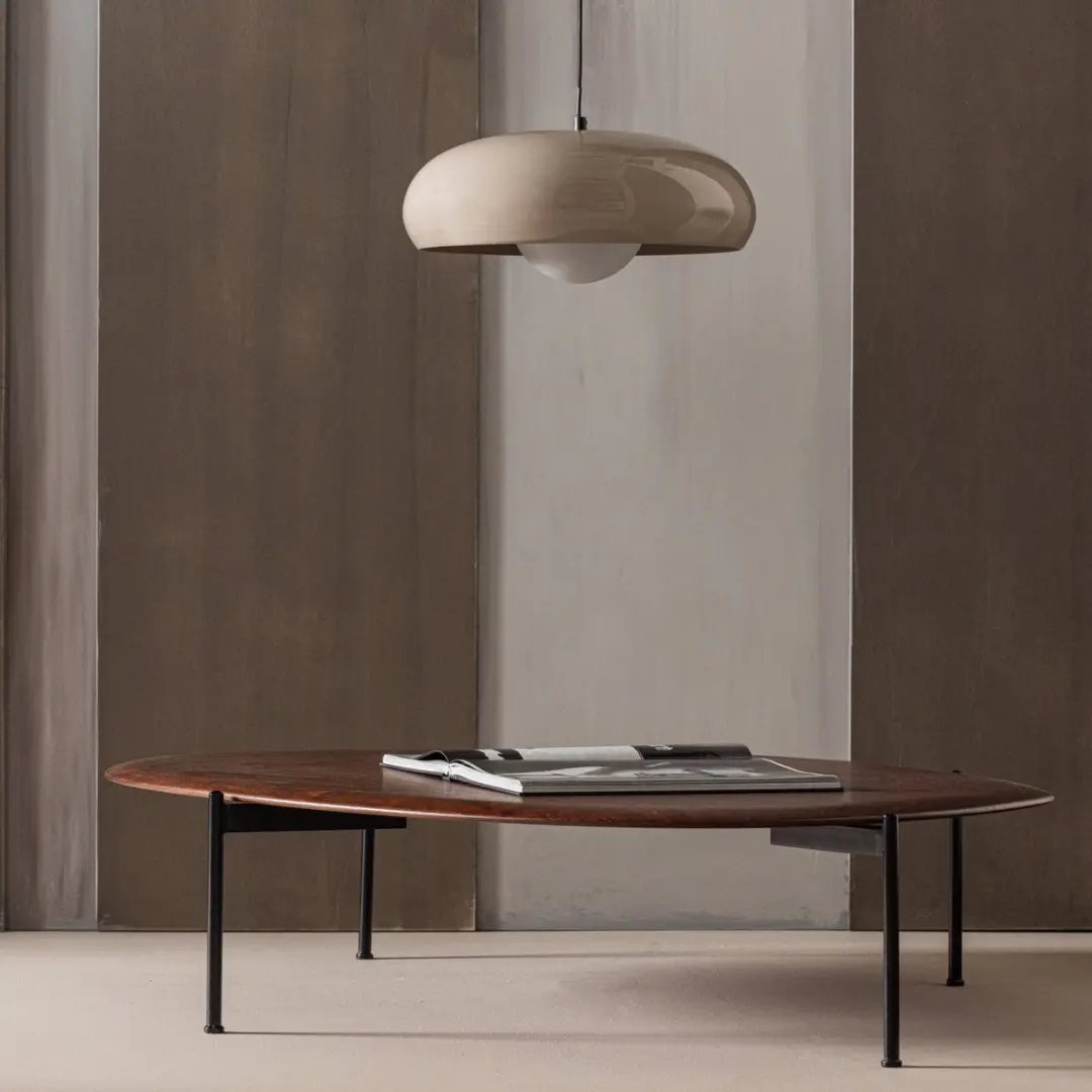 WOOOD Kota Salontafel 121x97cm - Bruin - afbeelding 4 van 6
