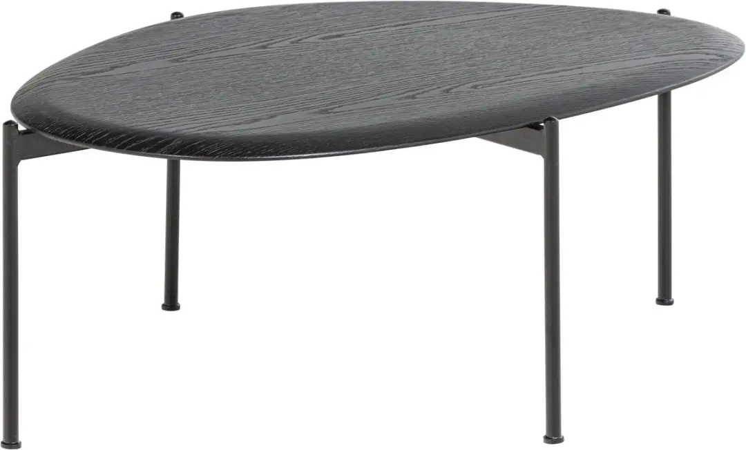 WOOOD Kota Salontafel Zwart 92x68cm
