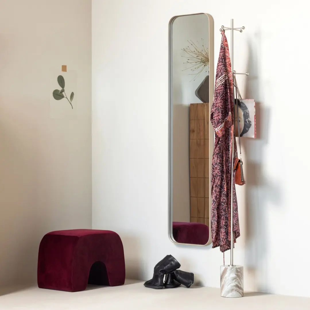 WOOOD Doutzen Spiegel 170x40cm - Zand - afbeelding 4 van 6