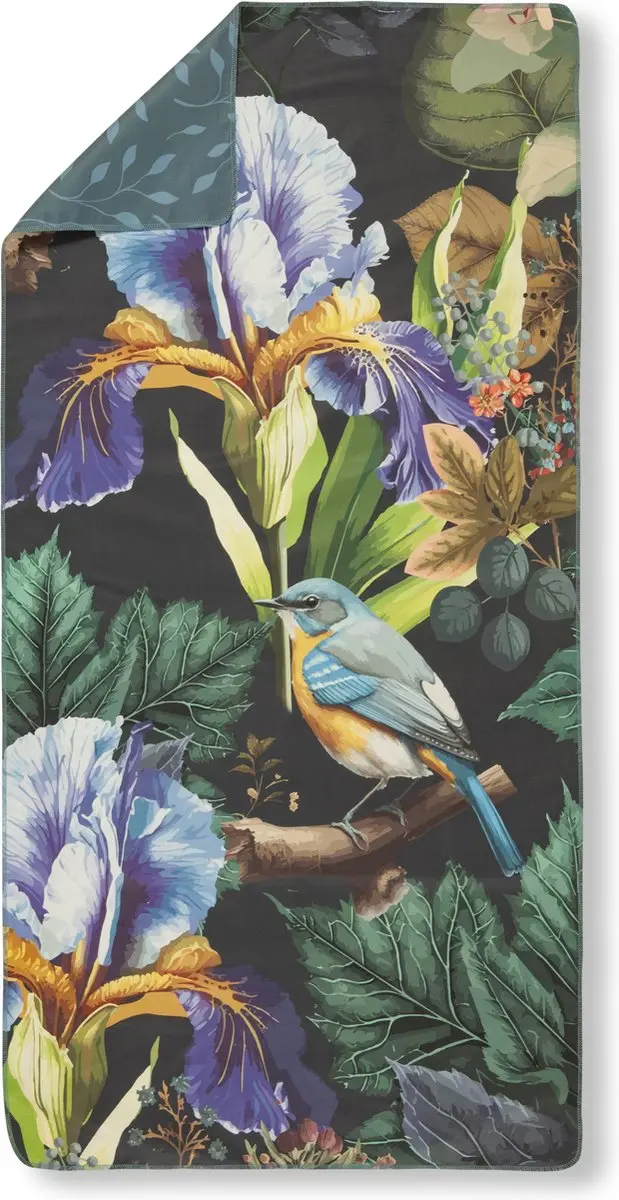 HIP Sporthanddoek "bloemen en vogels"