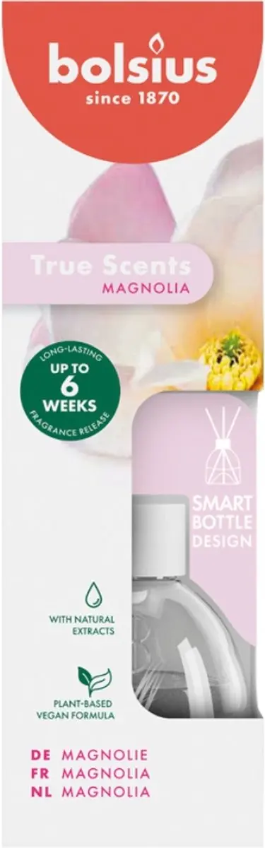Bolsius True Scents Geurstokjes 60ml - Magnolia - afbeelding 2 van 6