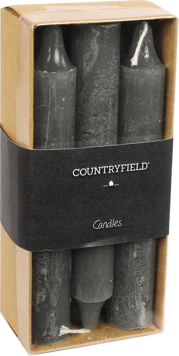 Set van 6 kaarsen Countryfield 14cm
