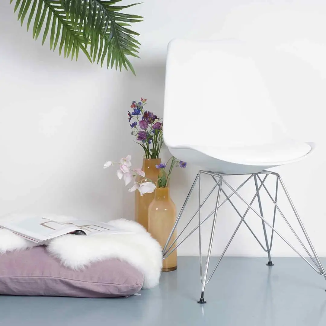Essence Metal Eetkamerstoel wit