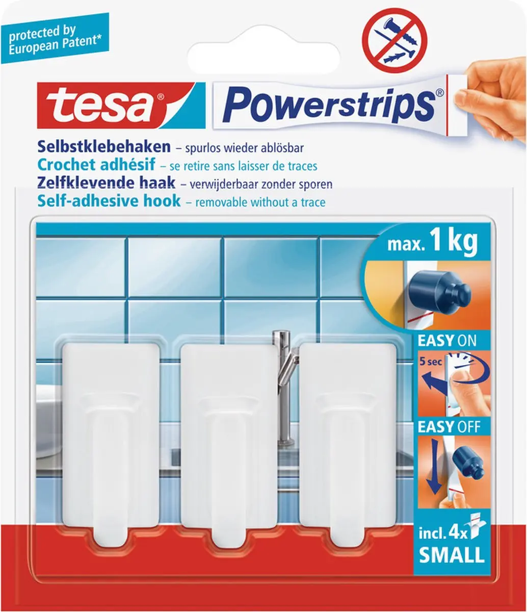 Tesa Powerstrips haken small