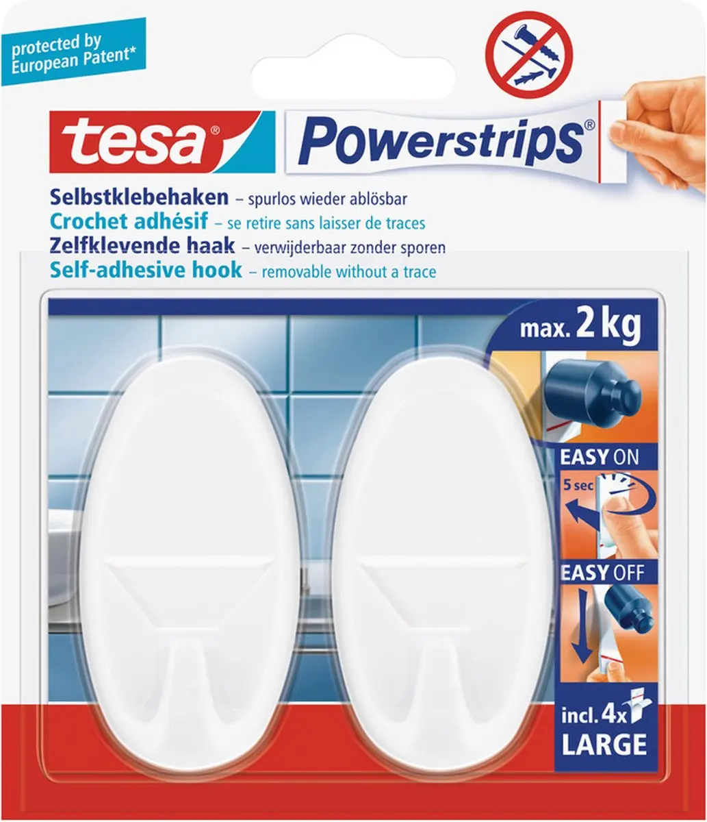 Tesa Powerstrips haken