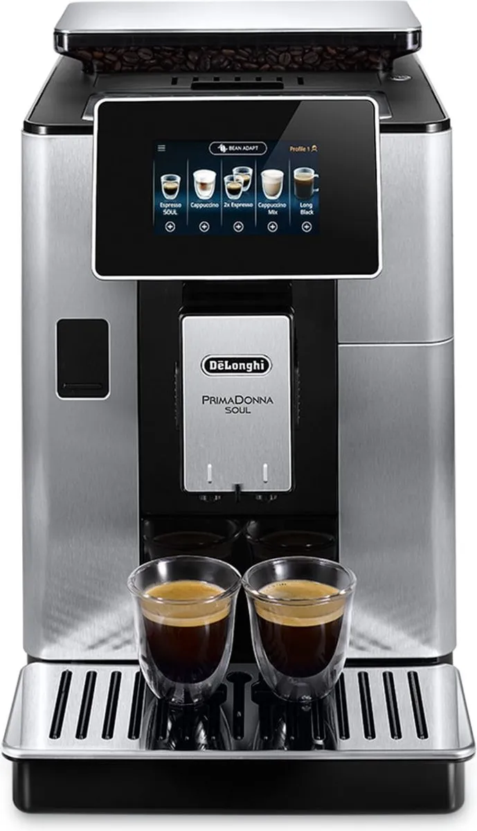 De'Longhi PrimaDonna Soul ECAM610.74.MB Volledig Automatisch Espressomachine - 21 Programma's - Zwart