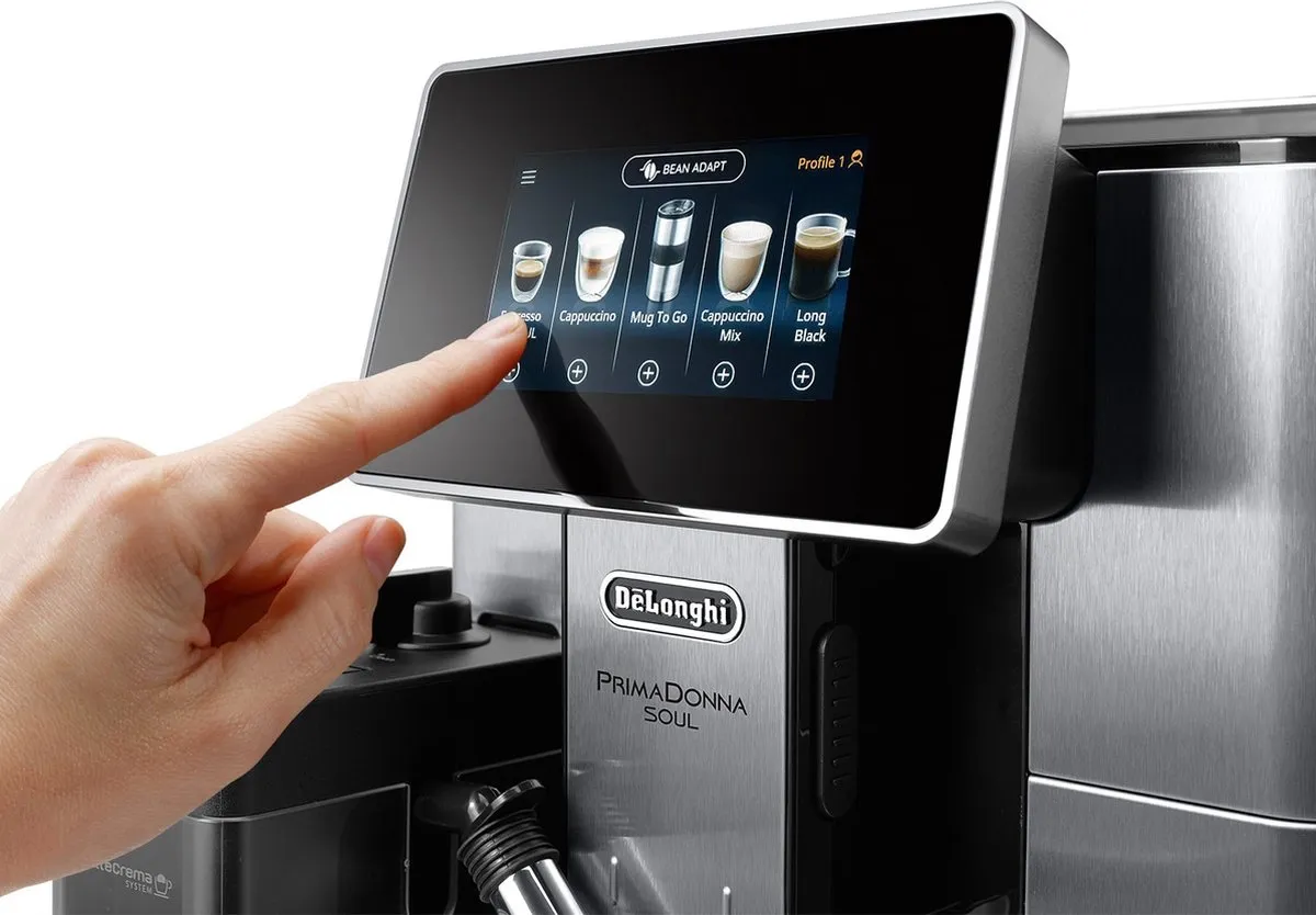 De'Longhi PrimaDonna Soul ECAM610.74.MB Volledig Automatisch Espressomachine - 21 Programma's - Zwart