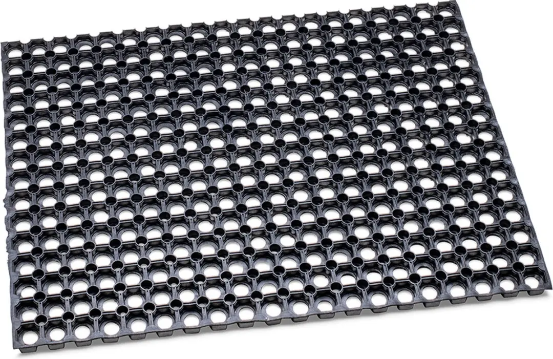 Wicotex Ringmat 60x80cm - Zwart - afbeelding 2 van 3