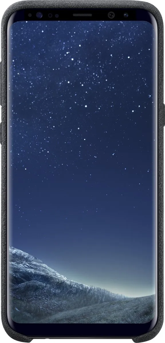 Samsung Galaxy S8+ Hoesje Alcantara - Antraciet - EF-XG955ASEGWW