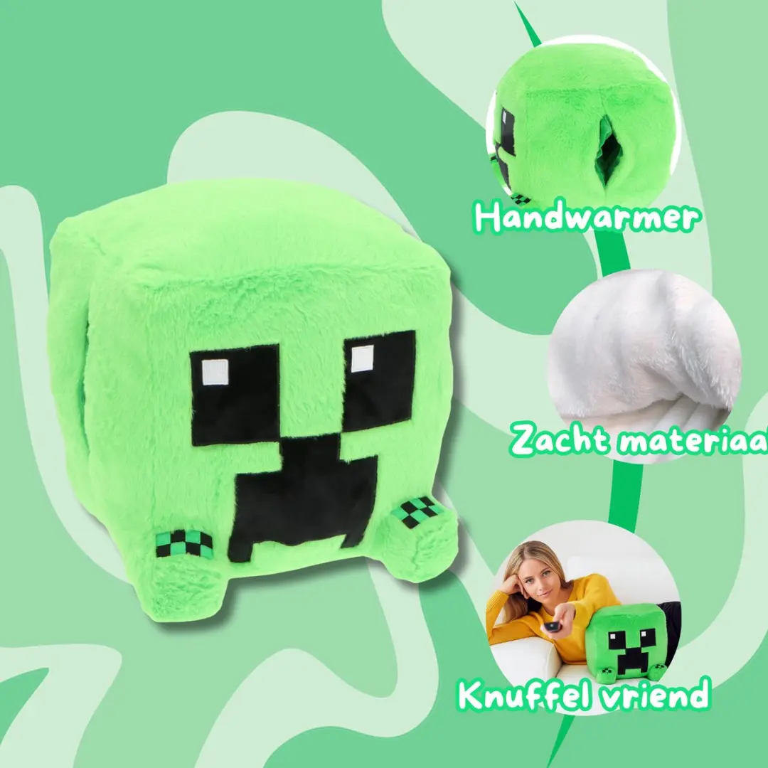 Lilo & Stitch Noxxiez Minecraft Handwarmer Knuffel - Multi Colour - afbeelding 2 van 4