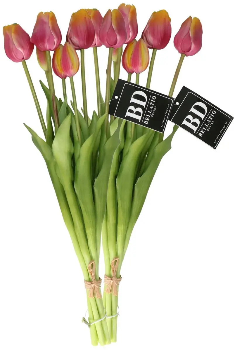 Bellatio Design Kunst tulpen boeket Sally