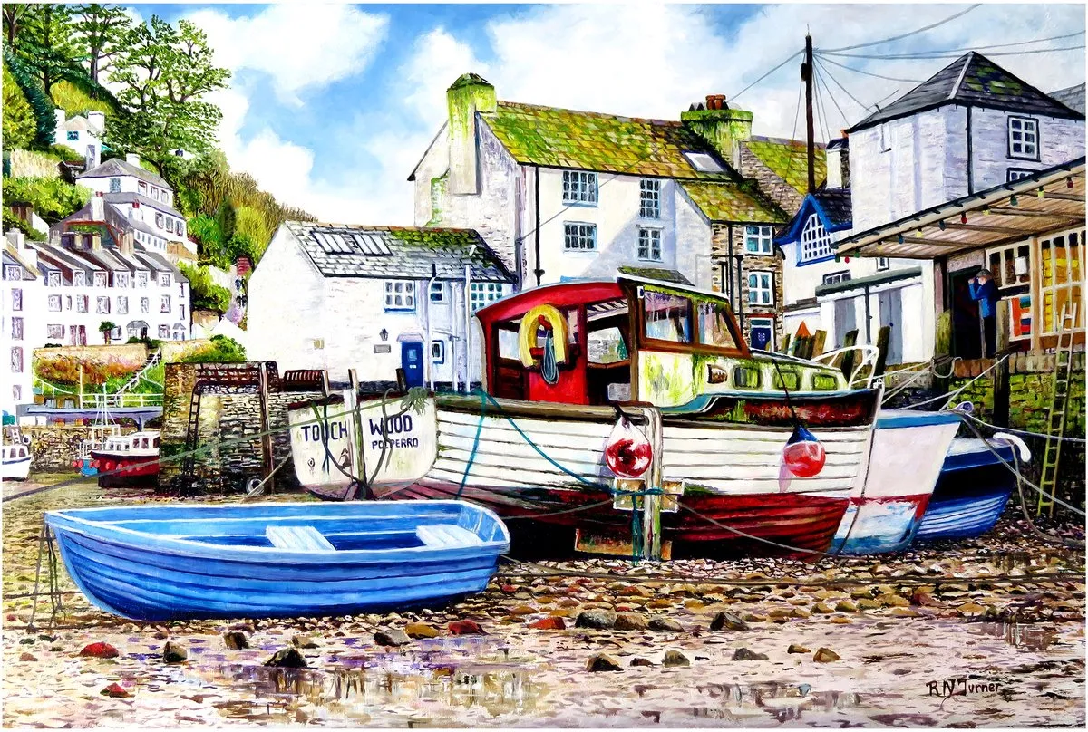 House of Puzzles Polperro Legpuzzel 1000 Stuks - Multicolor