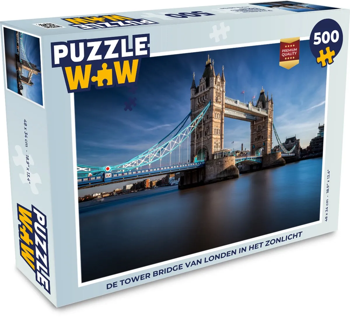 PuzzleWow Tower Bridge Legpuzzel 500 Stuks