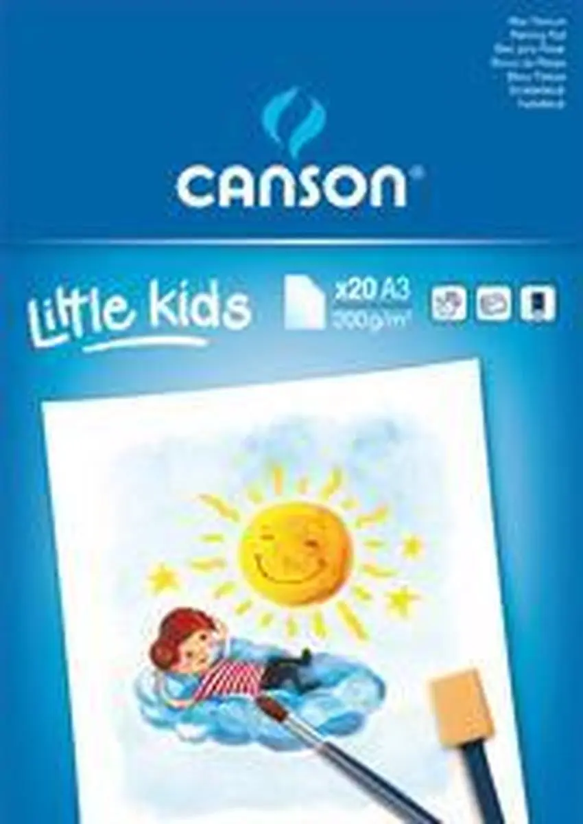CANSON-kleurblok, DIN A3, 90 g/qm, 30 vellen