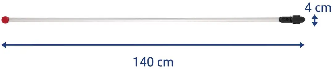 MAUL Zwenkarm A0 132cm - Aluminium Zilver - afbeelding 2 van 5