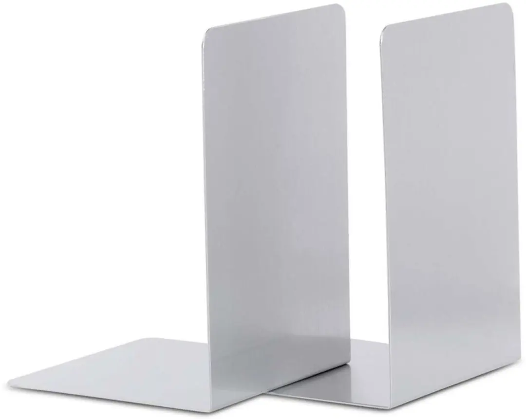 MAUL Aluminium Boekensteunen 12x12x17.5cm - Zilver - afbeelding 6 van 6