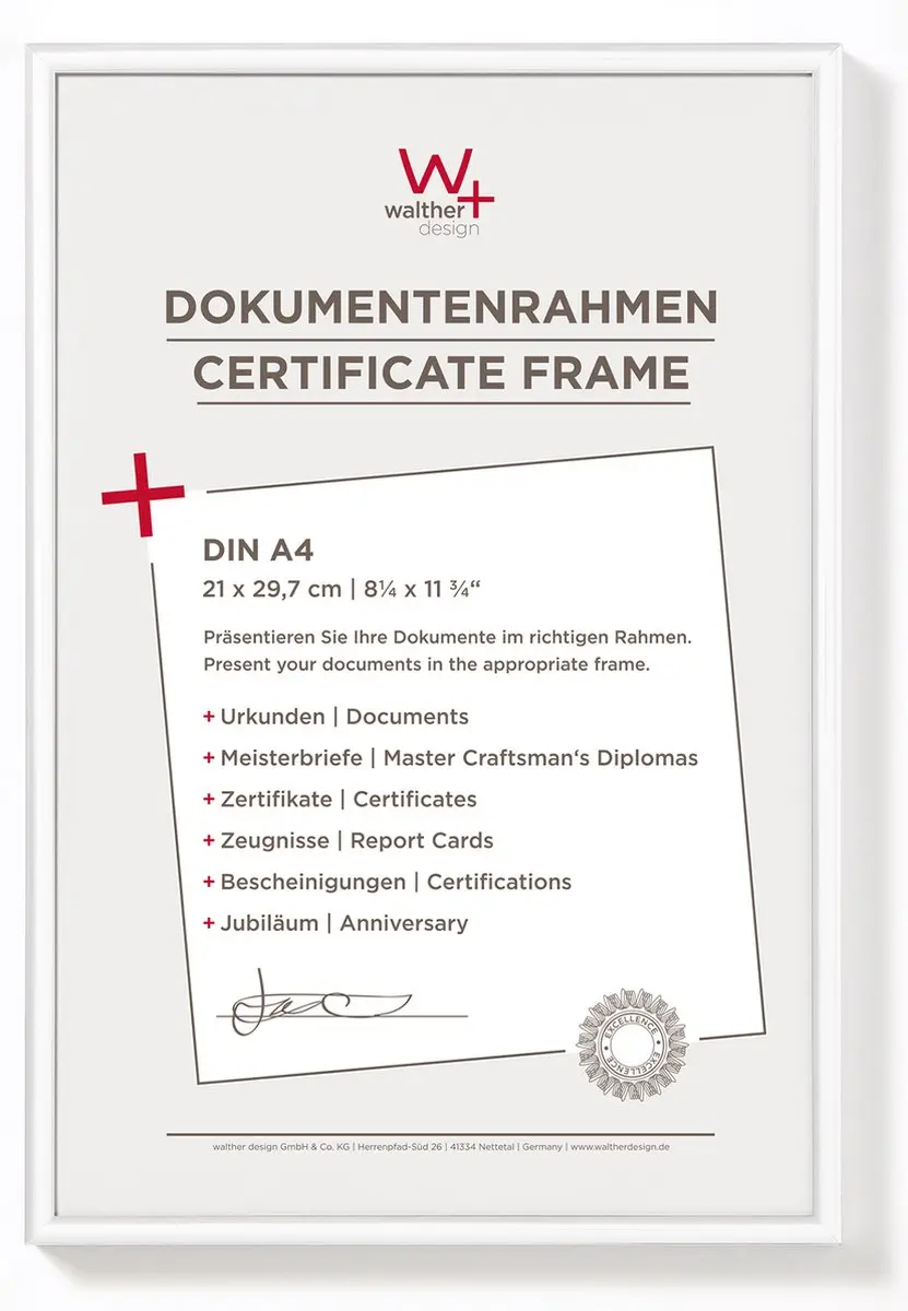 Walther New Lifestyle Fotolijst 21x30cm Wit