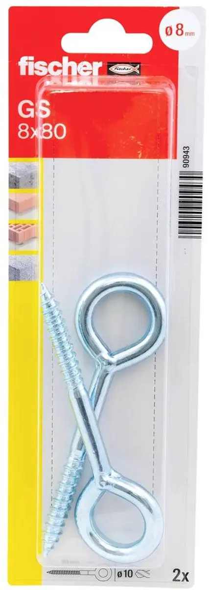 Fischer Oogbout GS 8x100 - 2 Stuks - afbeelding 6 van 6