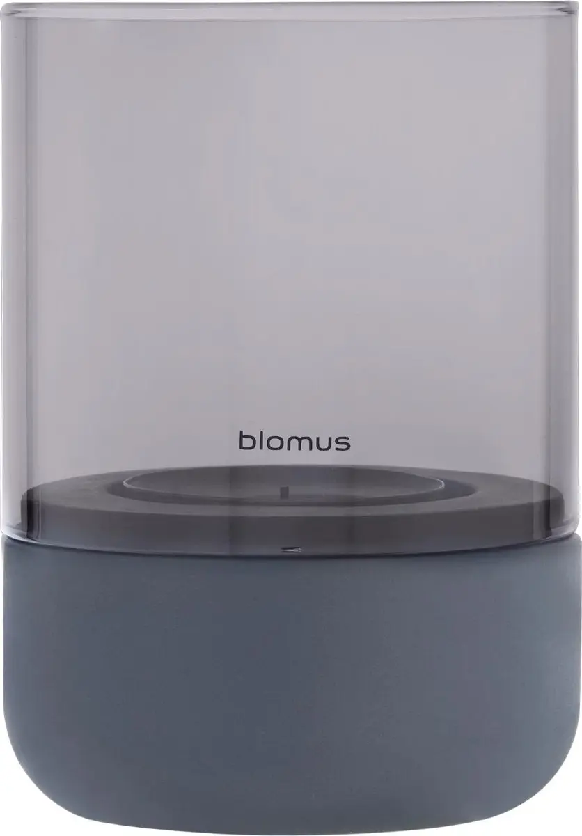 Blomus Calma Windlicht Steel Gray